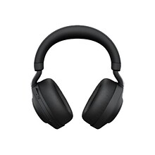 jabra Evolve2 85 UC, Stereo Bluetooth Wireless Headset with Charging Stand, USB-A, Black (28599-989-