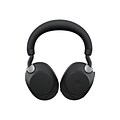 jabra Evolve2 85 UC, Stereo Bluetooth Wireless Headset with Charging Stand, USB-C, Black (28599-989-