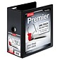 Cardinal Premier Easy Open ClearVue 5" 3-Ring View Binders, D-Ring, Black (10351)