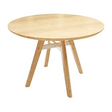 Safco Resi 42 Dia. Accent Table, Light Maple (1720NA)