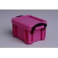 Really Useful Box 0.14 Liter Snap Lid Storage Bin, Assorted Colors (0.14L ASS)