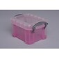 Really Useful Box 0.14 Liter Snap Lid Storage Bin, Assorted Colors (0.14L ASS)