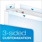 Cardinal Premier ClearVue 5" 3-Ring View Binders, D-Ring, White (10350CB)