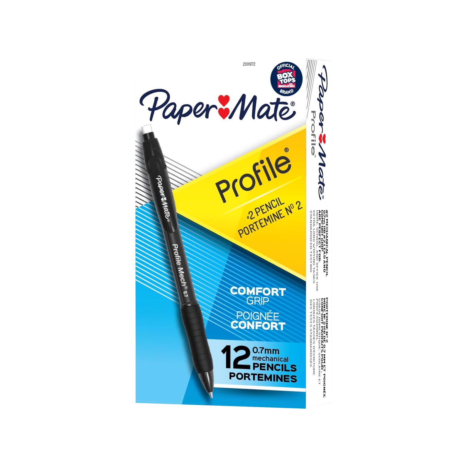 Paper Mate Profile Mech Mechanical Pencil, 0.7mm, #2 Medium Lead, Dozen (2101972)