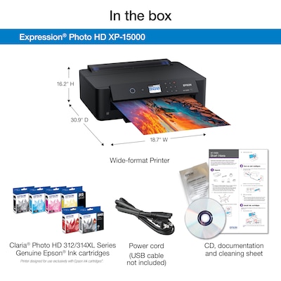 Epson Expression Photo HD XP-15000 Wireless Wide-format Printer (C11CG43201)