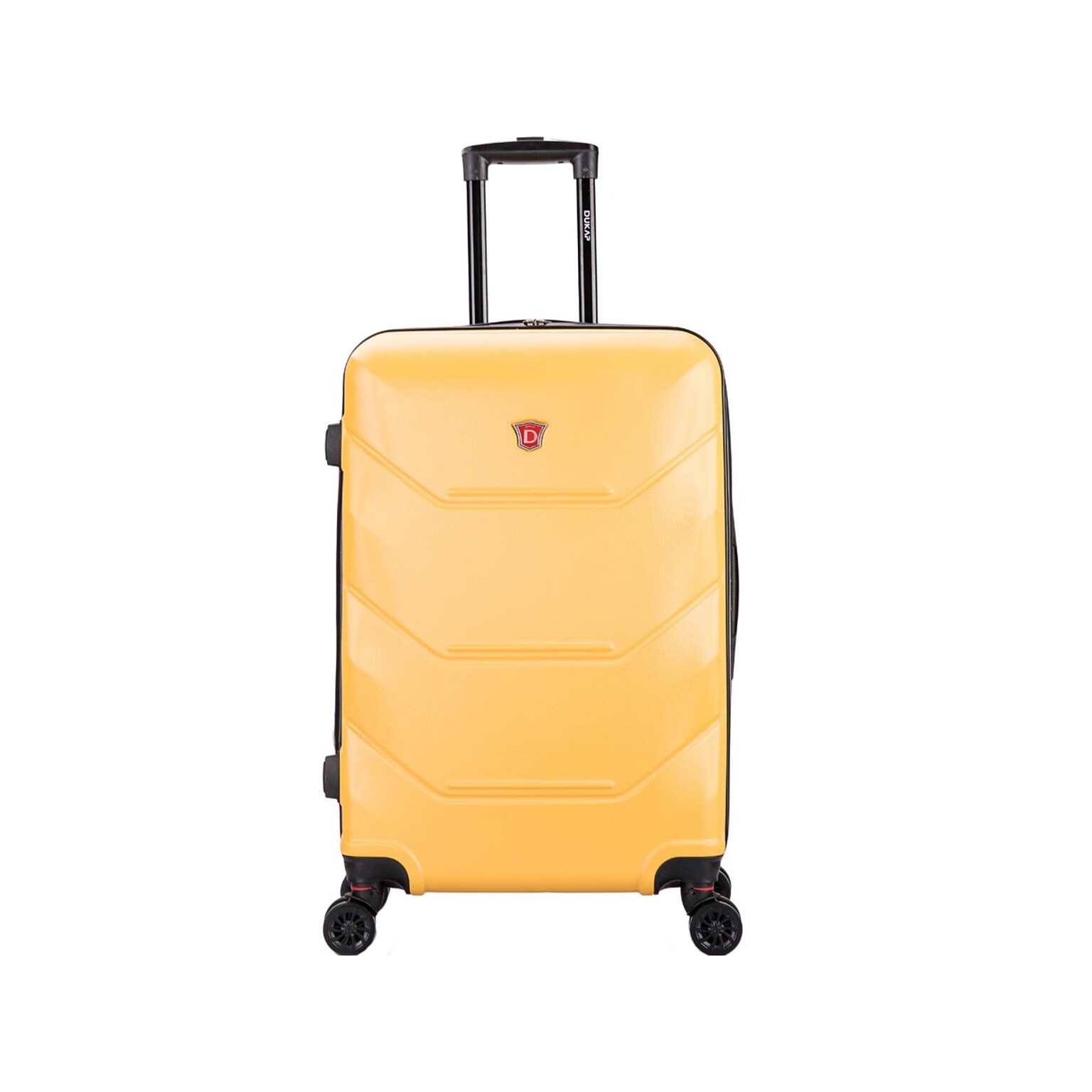 DUKAP Zonix 28.35 Hardside Suitcase, 4-Wheeled Spinner, Mustard (DKZON00M-MUS)