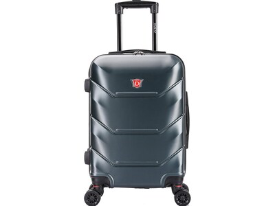 DUKAP Zonix 22.05 Hardside Carry-On Suitcase, 4-Wheeled Spinner, Green (DKZON00S-GRE)
