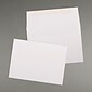 JAM Paper Strathmore A7 Invitation Envelope, 5 1/4" x 7 1/4", Bright White, 25/Pack (191189)