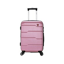 DUKAP RODEZ Plastic Carry-On Luggage, Rose Gold (DKROD00S-ROS)