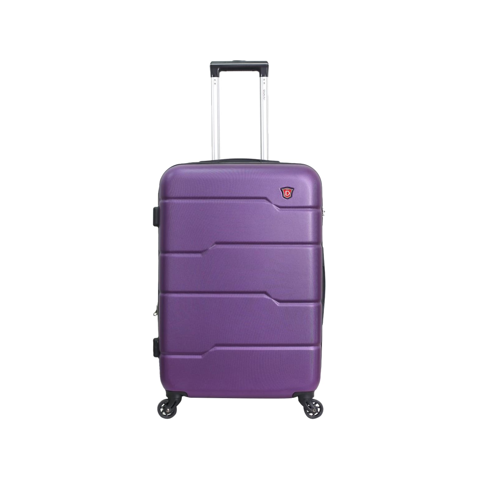 DUKAP Rodez 19.75 Hardside Carry-On Suitcase, 4-Wheeled Spinner, TSA Checkpoint Friendly, Purple (DKROD00S-PUR)