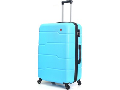 DUKAP Rodez 19.75 Hardside Carry-On Suitcase, 4-Wheeled Spinner, TSA Checkpoint Friendly, Light Blu