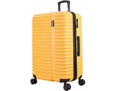 InUSA Ally 27.17 Hardside Suitcase, 4-Wheeled Spinner, TSA Checkpoint Friendly, Mustard (IUALL00L-M