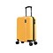 InUSA Ally Plastic 4-Wheel Spinner Luggage, Mustard (IUALL00S-MUS)