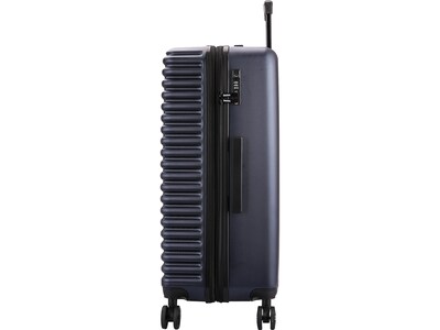 InUSA Ally 27.17" Hardside Suitcase, 4-Wheeled Spinner, TSA Checkpoint Friendly, Blue (IUALL00L-BLU)