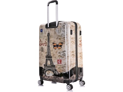 InUSA 3-Piece Hardside Paris Spinner Luggage Set, TSA Checkpoint Friendly, Paris (IUAPCSML-PAR)