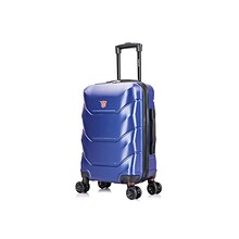 DUKAP ZONIX PC/ABS Plastic Carry-On Luggage, Blue (DKZON00S-BLU)