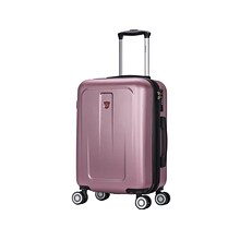 DUKAP CRYPTO Plastic Carry-On Luggage, Rose Gold (DKCRY00S-ROS)