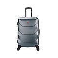 DUKAP ZONIX PC/ABS Plastic 4-Wheel Spinner Luggage, Green (DKZON00M-GRE)