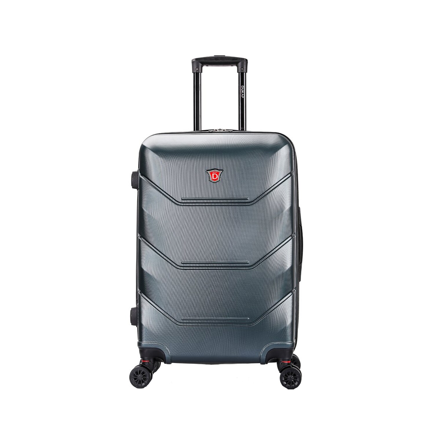 DUKAP Zonix 28.35 Hardside Suitcase, 4-Wheeled Spinner, Green (DKZON00M-GRE)