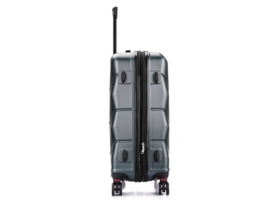 DUKAP Zonix 28.35" Hardside Suitcase, 4-Wheeled Spinner, Green (DKZON00M-GRE)