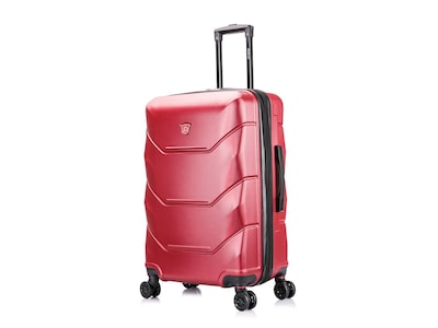 DUKAP Zonix 28.35 Hardside Suitcase, 4-Wheeled Spinner, Wine (DKZON00M-WIN)