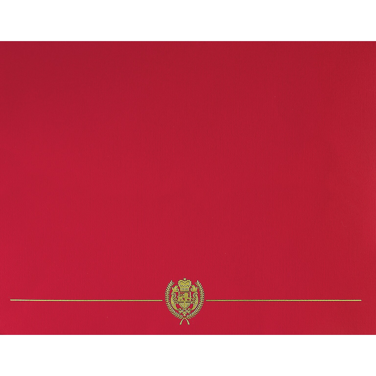 Masterpiece Studios Certificate Holders, 9.375 x 12, Red, 5/Pack (903031)