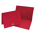 Masterpiece Studios Certificate Holders, 9.375 x 12, Red, 5/Pack (903031)