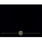 Masterpiece Studios Classic Crest Certificate Holders, 8.5" x 11", Black, 5/Pack (903117S)