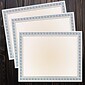 Great Papers Westminster Certificate Set, 8.5" x 11", White and Blue, 25/Pack (2015076)