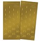 Great Papers! Number Foil seals, Gold, 50/Pack (2015114PK2)