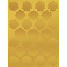 Great Papers! Gold Foil Value Certificate Seals, 100/Pack (949351)