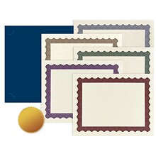 Great Papers Certificate Kits, 9.375 x 12, Multicolor, 25 Kits/Pack (2013317)