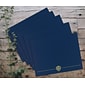 Great Papers Classic Crest Certificate Holders, 8.5" x 11", Navy, 5/Pack (903115)