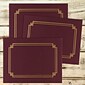 Great Papers Certificate Holders, 12", Burgundy, 3/Pack (939503)