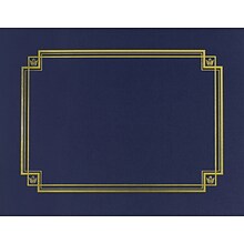 Great Papers Certificate Holders, 9.75 x 12.5, Navy, 3/Pack (938903)