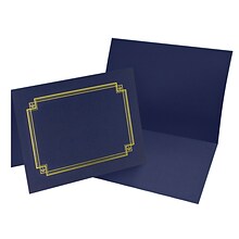 Great Papers Certificate Holders, 9.75 x 12.5, Navy, 3/Pack (938903)