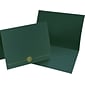 Great Papers Classic Crest Certificate Holders, 12" x 9.38", Hunter Green, 25/Pack (903118PK5)