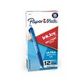 Paper Mate InkJoy 300 RT Retractable Ballpoint Pen, Medium Point, Blue Ink, Dozen (1951259)