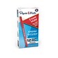 Paper Mate Eraser Mate Erasable Ballpoint Pen, Medium Point, Red Ink, Dozen (3920158)