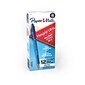 Paper Mate FlexGrip Ultra Recycled Retractable Ballpoint Pen, Fine Point, Blue Ink, Dozen (9560131)