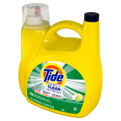 Tide Simply Clean & Fresh Liquid Laundry Detergent, Daybreak Fresh, 89 Loads, 128 fl. oz. (89130)