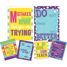 Barker Creek Keep On Trying Motivational Art Prints & Posters Set, 6/Set (4209)