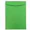 JAM Paper 9 x 12 Open End Catalog Colored Envelopes, Green Recycled, 10/Pack (80402B)