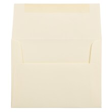JAM Paper® A2 Strathmore Invitation Envelopes, 4.375 x 5.75, Ivory Wove, Bulk 250/Box (900919415H)