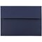 JAM Paper® A7 Invitation Envelopes, 5.25 x 7.25, Navy Blue, Bulk 1000/Carton (LEBA717B)