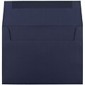 JAM Paper A7 Invitation Envelopes, 5.25 x 7.25, Navy Blue, 25/Pack (LEBA717)
