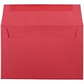 JAM Paper A9 Colored Invitation Envelopes, 5.75 x 8.75, Red Recycled, Bulk 1000/Carton (14257B)