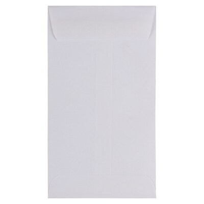 JAM Paper #6 Coin Business Envelopes, 3.375 x 6, White, Bulk 250/Box (1623184H)