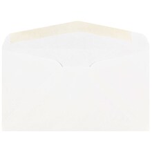 JAM Paper #6 3/4 Invitation Envelope, 3 5/8 x 6 1/2, White, 25/Pack (1633983)