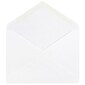 JAM Paper® 4Bar A1 Invitation Envelopes with V-Flap, 3.625 x 5.125, White, 50/Pack (4023204i)